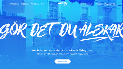 Skapa snygg hemsida med Weebly